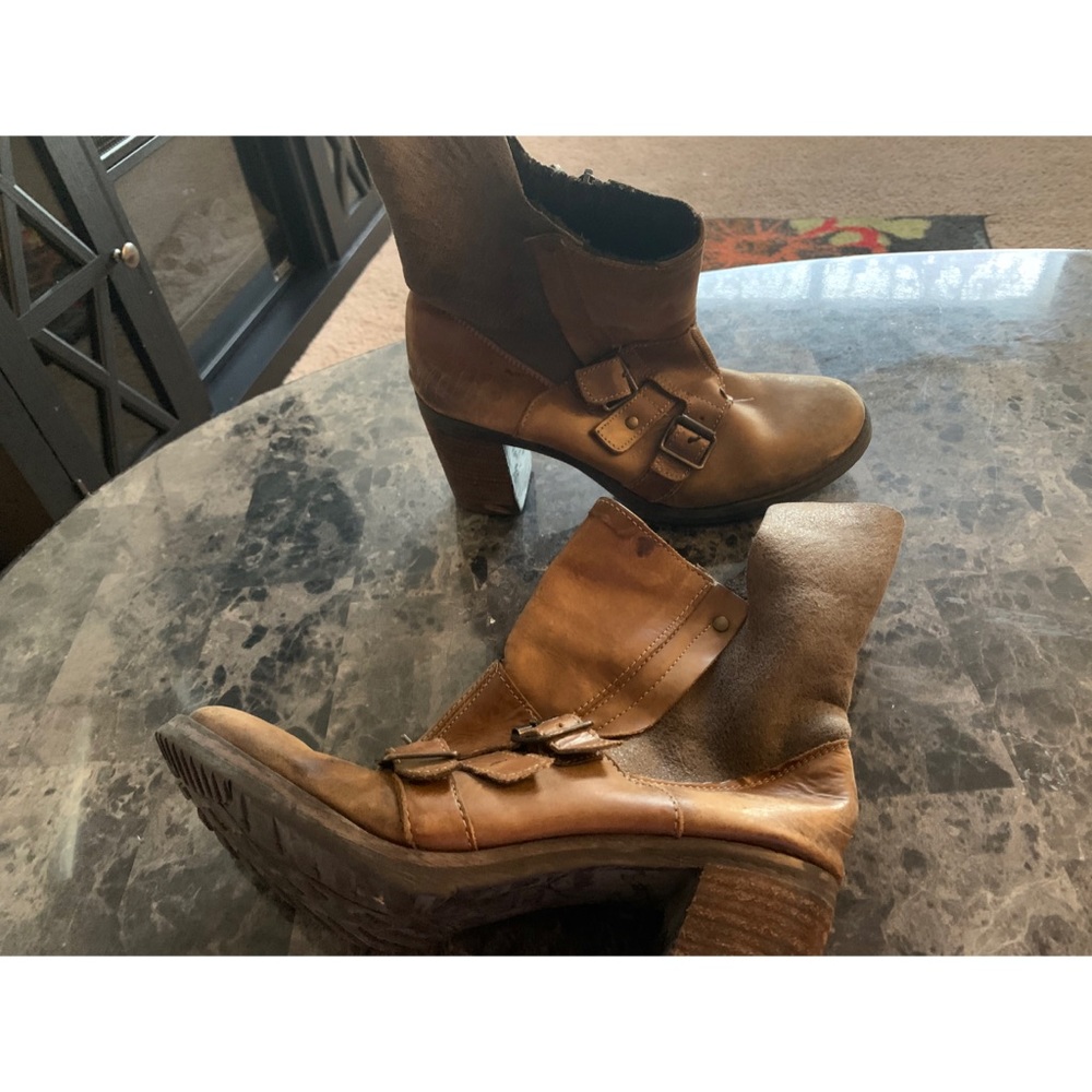 Brown booties